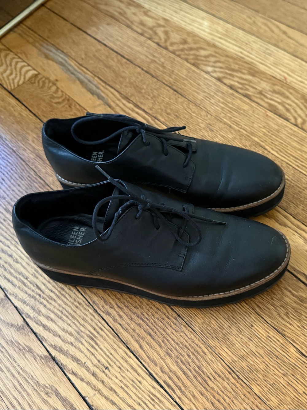 Eileen Fisher Eddy Platform Oxford - Size 8